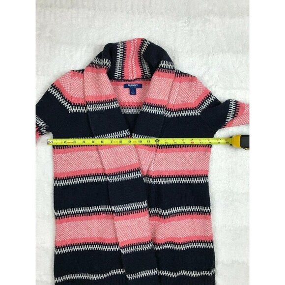Old Navy Womens Cardigan Sweater Size Small Open Front Long Sleeve Striped - Picture 4 of 6